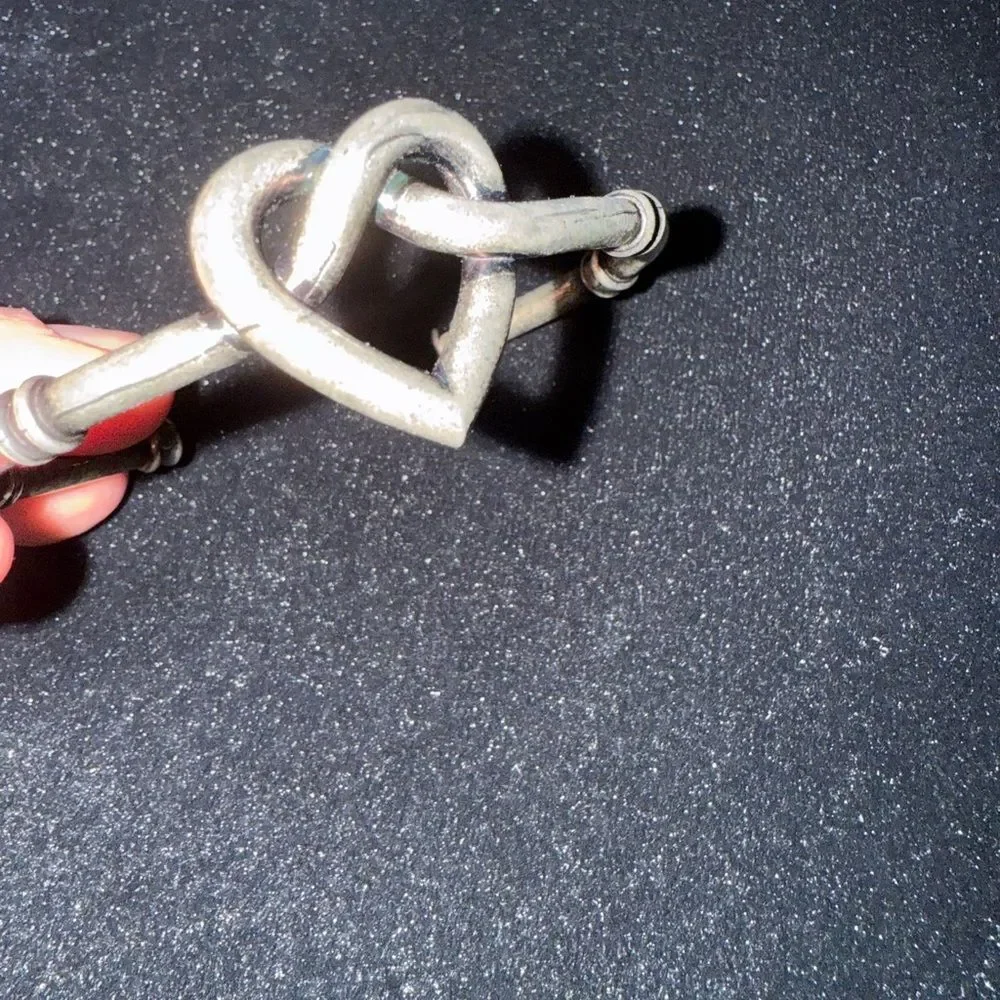 Brand new Saint Laurent Silver Heart Knot Bracelet comes with box - Picture 4 of 5